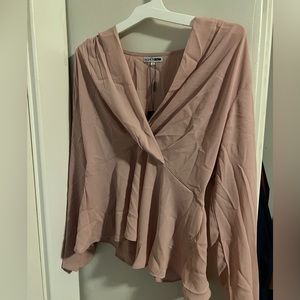 Fashion Nova chiffon blouse- size XL
